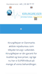 Mobile Screenshot of kirurgirejser.dk